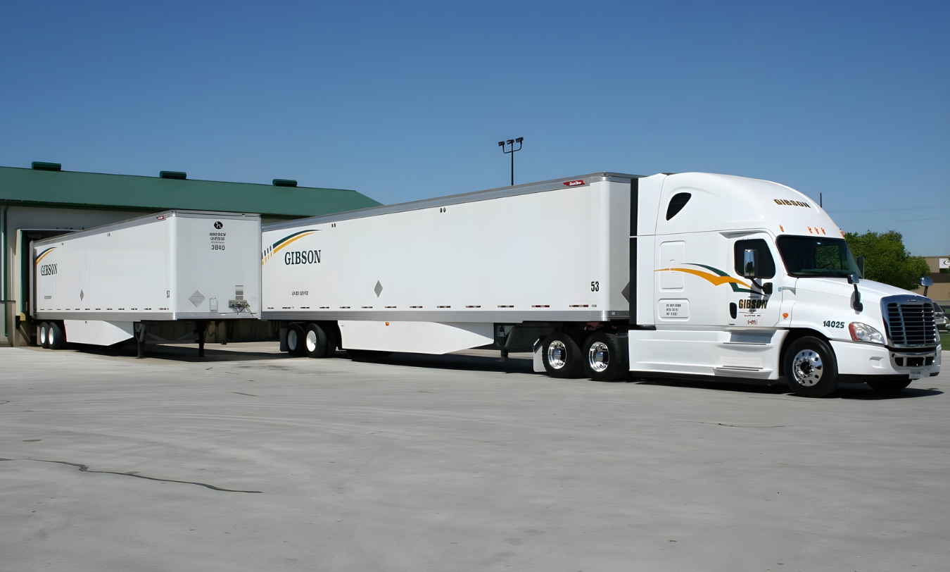 Photo of Warren Gibson truck parked at the local terminal located in Ontario, Canada